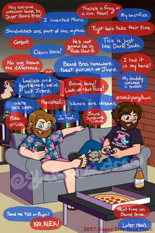 2017: Super Zine Bros Piece