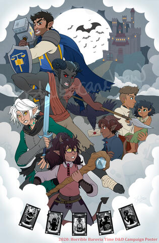 2020: Horrible Barovia Time D&amp;D Campaign Poster