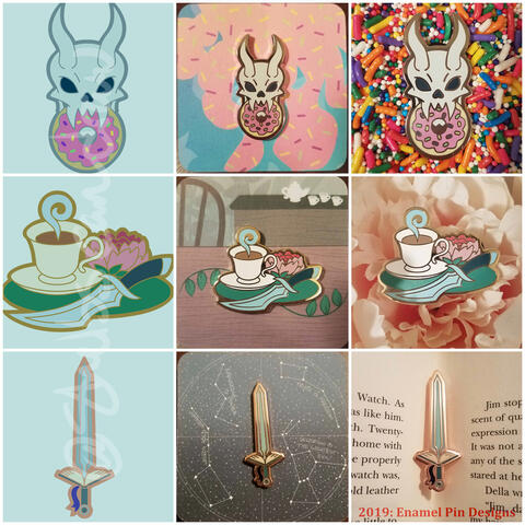 2019: Enamel Pin Designs